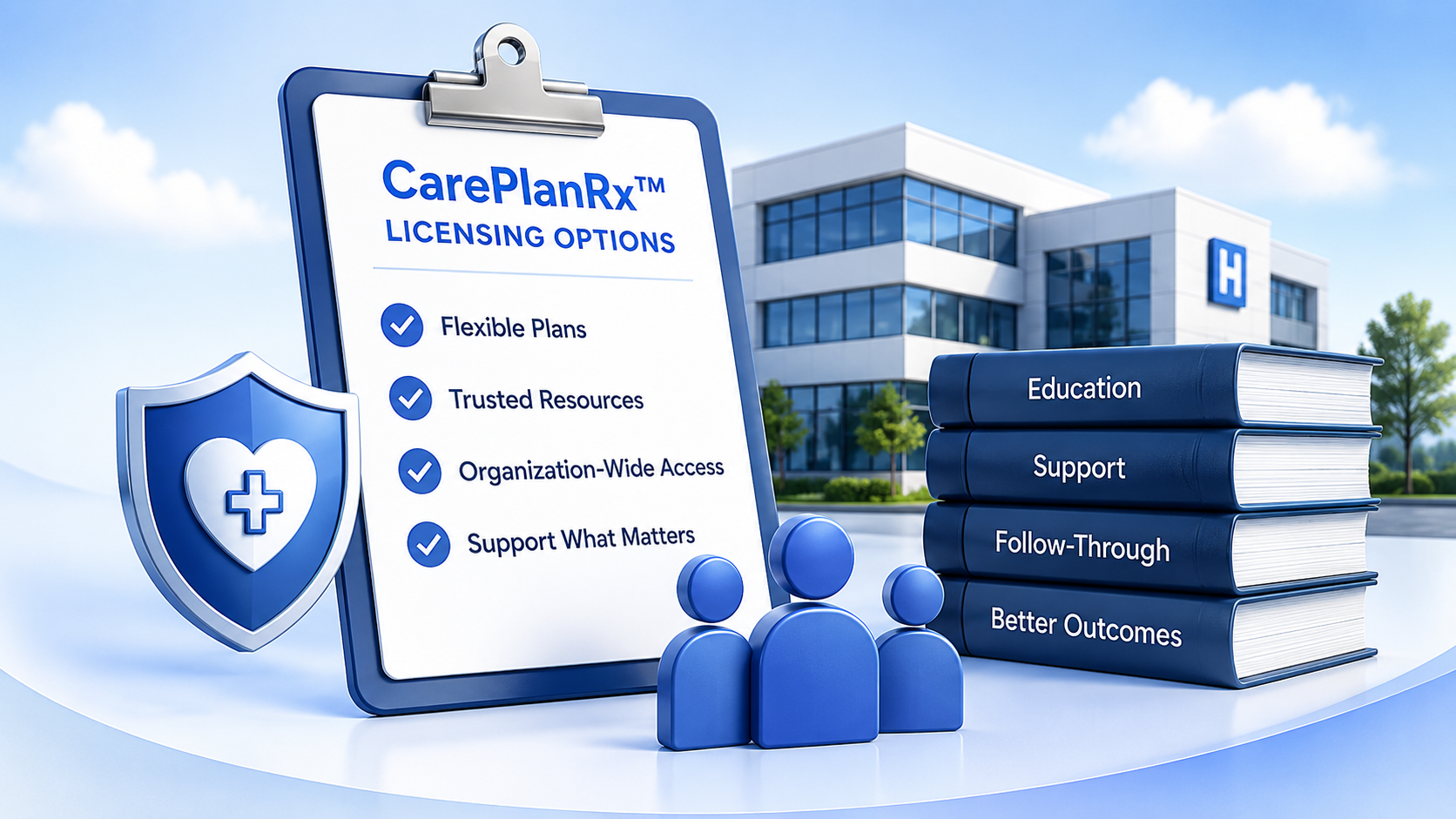 CarePlanRx licensing options for organizations with flexible plans, trusted resources, organization-wide access, and support that matters