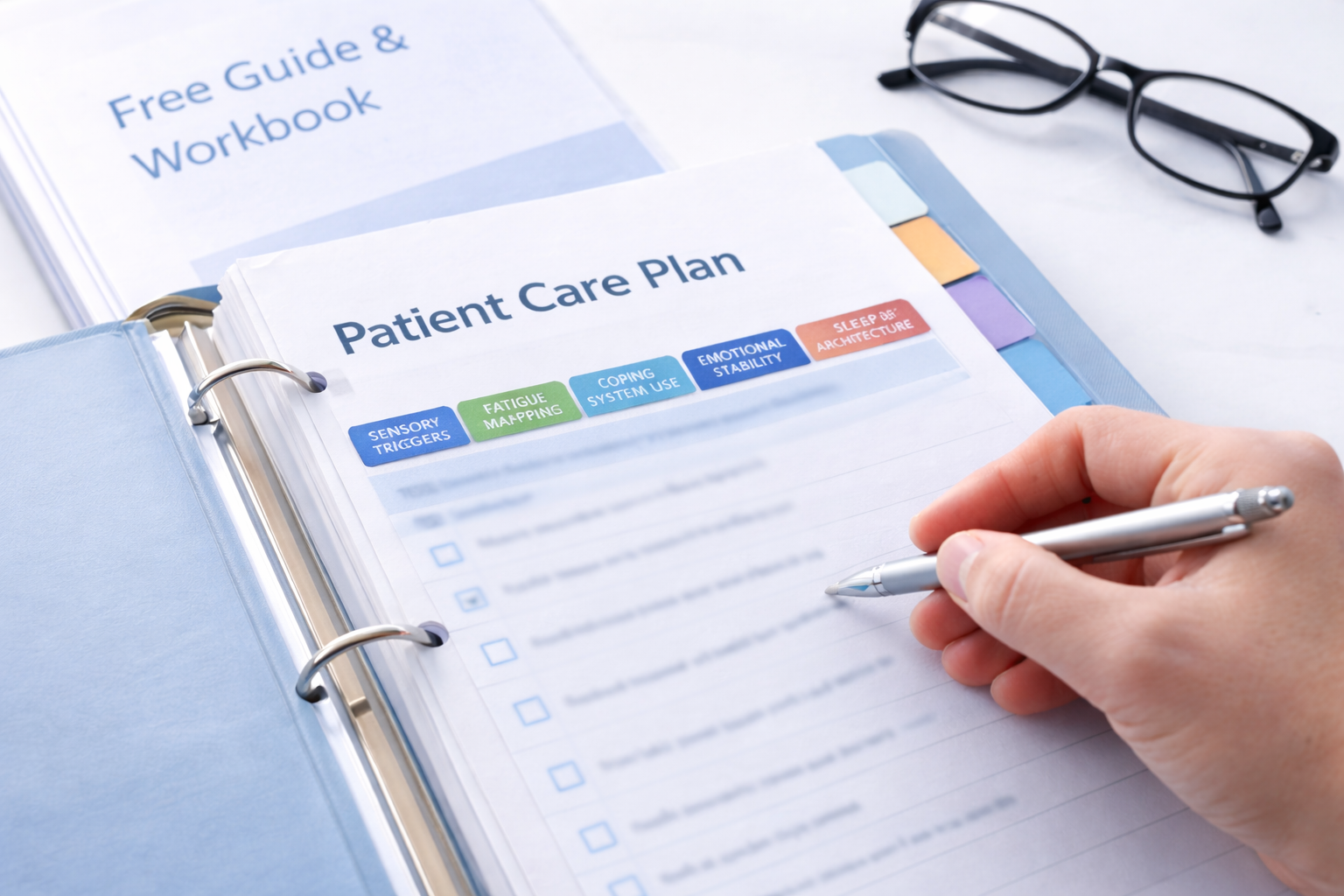 CarePlanCompass Applied Companion guide with supportive planning and care icons